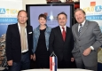 Alexander Knechtsberger, Astrid Steharnig-Staudinger, Gordan Bakota und Ranko Vlatkovic präsentieren touristische Highlights in Kroatien © Christian Jobst