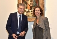 François Tajan und Caroline Messensee bei der Eröffnung von ARTCURIAL Wien © Christian Jobst