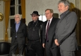Joachim Riedl, Ferdinand O. Fischer, Willibald Cernko und Werner Brix im Bank Austria Salon © Oreste Schaller