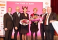 Thomas Irschik, Robert Grüneis, Susanna Zapreva, Anna Gavalda, Christian Pöttler und Michael Häupl bei der Gala von Eine STADT Ein BUCH © Stefan Joham