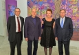 Konrad Paul Liessmann, Hubert Schmalix, Ingried Brugger und Willibald Cernko bei der Ausstellungseröffnung © Oreste Schaller