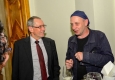 Konrad Paul Liessmann und Alf Poier bei der Schmalix-Eröffnung im Bank Austria Kunstforum Wien © Oreste Schaller
