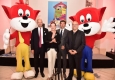Stefan Piech, Alexandra Kauka, Robert Zadrazil und Gottfried Gusenbauer eröffnen die Fix&Foxi Ausstellung im Bank Austria Kunstforum Wien © Christian Jobst