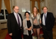 Matti Bunzl, Isolde Charim, Elke Silvia Krystufek  und Willibald Cernko beim 10. Bank Austria Salon © Oreste Schaller