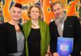 Victoria Coeln, Silvie Aigner und Gunter Damisch bei der Präsentation der neuen PARNASS Ausgabe © Medecco Holding