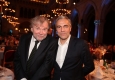 Mega-Seller-Autor Jostein Gaarder und echo medienhaus-Geschäftsführer Christian Pöttler bei der Gala von Eine STADT. Ein BUCH. © Stefan Joham