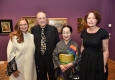 Francesca Habsburg, Christian Ludwig Attersee, Setsko Comtesse de Rola und Ingried Brugger bei der Ausstellungseröffnung von "Balthus" im Bank Austria Kunstforum Wien © Christian Jobst