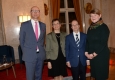 Fred Luks, Verena Winiwarter, Johannes Knoll und Katja Erlach beim Bank Austria Salon zum Thema "Vergangenheit" © Oreste Schaller