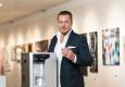 café+co Waterman Bernhard Schrumpf präsentiert die neuen AQUAPUSH Wasserspender © Oreste Schaller