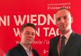 Eurocomm-PR Geschäftsführer Marcin Kotlowski und Donauinselfest-Projektleiter Thomas Waldner bei den Wien Tagen in Krakau (Polen) © Donauinselfest
