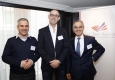 Markus Kienberger, David Sneddon und Norbert B. Lessing beim AmCham Business Breakfast im Hilton Vienna Plaza © Roland Rudolph