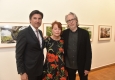 Robert Zadrazil und Ingried Brugger eröffnen mit James Welling die Ausstellung im Bank Austria Kunstforum Wien © Christian Jobst