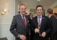 Martin Brodey und OSZE-Botschafter Clemens Koja beim AmCham Business Lunch im Palais Hansen Kempinski © Roland Rudolph