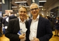 Thomas Strachota und Wolfgang Layr bei WINE in the CITY 2017 in der Volksbank Wien © Stefan Joham
