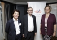 AmCham Business Breakfast im Hilton Vienna Plaza: Daniela Homan, Alexander Wrabetz und Sandra Kolleth © Roland Rudolph