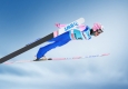 Wintersport goes pink: BWT Magnesium Mineralized Water bringt Farbe in den Schnee © BWT Best Water Technology
