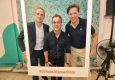 Eröffnung der OBI MachBar und Präsentation des Inselbieres 2018: Thomas Waldner, Falco Stienen und Michael Stix © Christian Jobst
