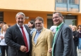 Ernst Nevrivy, Wolfgang Sperl und Georg Papai eröffnen die Jugendartbeitsassistenz JASS von Wien Work © Wien Work/Atelier Trat