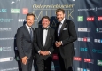 Siegfried Nagl, Karl-Michael Ebner und Harald Mahrer beim Österreichischen Musiktheaterpreis 2018 in der Oper Graz © APA Fotoservice/Arthur Mallaschitz