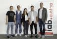 iab austria Impulse Event „Sprachgewaltige Technik“ im weXelerate: Clemens Wasner, Michael Katzlberger, Cosima Serban, Alexander Winsauer und Stephan Kreissler © iab austria/Daniel Mikkelsen