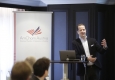 BDO-Geschäftsführer Sören Buschmann beim AmCham Business Breakfast im Hilton Vienna Plaza © Roland Rudolph