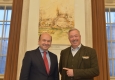 Dominique Meyer und Herbert Lippert bei der Finissage in der Wiener Staatsoper © Christian Jobst