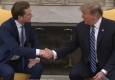 Bundeskanzler Sebastian Kurz bei U.S. Präsident Donald Trump © youtube.com/ABC News
