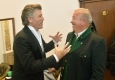 Medienpreisträger beim Österreichischen Musiktheaterpreis: Sir Thomas Hampson (2018) und Herbert Lippert (2019) © Christian Jobst