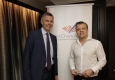AmCham-Austria-Präsident Martin Winkler (Oracle) und Bernhard Seyringer (MRV Research) im Hilton Vienna Plaza bei den AmCham Talks © Roland Rudolph