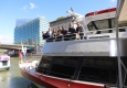 Die KLEINOD-CREW sticht mit der MS Wien der DDSG Blue Danube gemeinsam mit Barbara Forsthuber und Nathalie Martens in See © KLEINOD