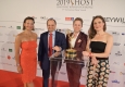Cocktail Prolongé der International Emmy Awards: Beatrice Cox-Riesenfelder, Burkhard W. R. Ernst, Markus Freistätter und Katharina Jeschke © Christian Jobst