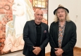 Christian Zott (ZOTT Artspace) und Wolfgang Beltracchi in der Ausstellung "KAIROS. Der richtige Moment" im Bank Austria Kunstforum Wien © Christian Jobst