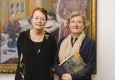 Pressekonferenz zu "Pierre Bonnard. Die Farbe der Erinnerung" im Bank Austria Kunstforum Wien: Ingried Brugger und Evelyn Benesch © Bank Austria Kunstforum Wien/Mercan Sümbültepe