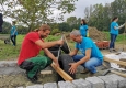 Hilton Country General Manager Norbert B. Lessing bei der Hilton Global Week of Service © Hilton Hotels & Resorts