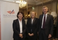 Business Luncheon der American Chamber of Commerce in Austria: DAniela Homan, Hannelore Veit und Martin Winkler © Roland Rudolph