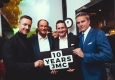 10 Jahre JMC: Gernot Blümel (ÖVP), Ernst Minar (John Harris), Josef Mantl (JMC) und Alfons Haider (Moderator) © Lukas Pichelmann
