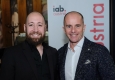 iab austria Happy New Year Get-together im Donaubräu: Markus Plank (iab austria) und Joachim Feher (RMS Austria) © iab austria/Christoph Breneis