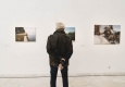 Besucher in der Ausstellung "Gerhard Richter: Landschaft" © Bank Austria Kunstforum Wien/Mercan Sümbültepe