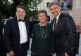 Österreichischer Musiktheaterpreis 2021: Karl-Michael Ebner, Helga Rabl-Stadler und Jonas Kaufmann © GEPA Pictures