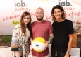 iab austria Sommerfest: Cosima Serban, Markus Plank und Ursula Gastinger © Katharina Schiffl