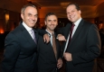 Markus Hussler, Stephan Reiter und Norbert Lessing bei der Welcome & Farewell Party im Hilton Vienna Danube © leisuregroup.at/Oreste Schaller