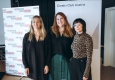 Kick-off für die Initiative "Fair Work" mit dem Ad Girls Club: Helena Luczynski , Isabel Gabor und Lisa Eppel © Mila Zytka