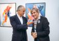 Vernissage der Ausstellung »Hermann Rastorfer: Lebenslinien«: Mathias Rastorfer und Hubertus Prinz von Hohenlohe © Mila Zytka