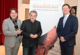 Päsentation von klassikticket.at: Karl-Michael Ebner (Österreichischer Musiktheaterpreis), Christoph Klingler (CTS EVENTIM Austria) und Michael Nemeth (Musikverein Graz) im Volkstheater Wien © Christian Jobst