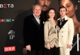 Weltpremiere der zweiten Sisi-Staffel: Walter Zinggl (IP Österreich), Dominique Devenport und Jannik Schümann © Christian Jobst