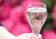 Glas KATTUS vor Blumen © KATTUS