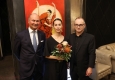 Vernissage im Palais Hansen Kempinski Vienna: Florian Wille, Hashimoto Kiyoka und Leo Stopfer © Katharina Schiffl