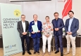 Mediengespräch der WE&ME Foundation: Christoph Hofinger, (Foresight), Gerhard Ströck (Ströck), Kathryn Hoffmann (MedUni Wien), Rudolf Anschober (Bundesminister a.D.), Michael Stingl (Mediziner) © Christian Jobst