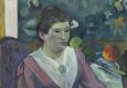 Paul Gauguin, Frau vor einem Stillleben  von Cézanne © bpk/The Art Insitute of Chicago/Art Ressource, NY/Elyse Allen