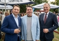 Premiere der Jubiläumssaison des Musikfestival Steyr: Manfred Haimbuchner, Karl-Michael Ebner und Thomas Stelzer © Peter Mayer